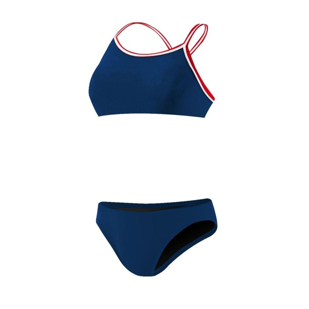 Kiefer Solid Tricolor Racer Back Top