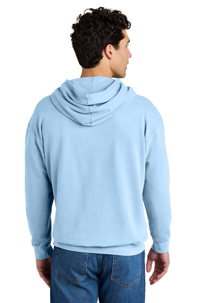 Unisex Garment-Dyed Lightweight Fleece Hooded Sweatshirt - Hydrangea
