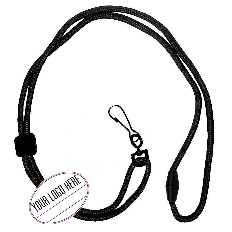 Oval Custom Name Tag Breakaway Lanyard