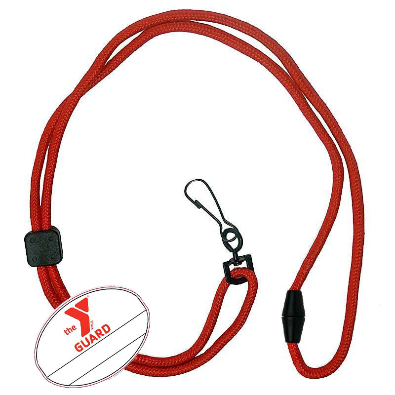 YMCA Guard Custom Name Tag Break Away Lanyard; nametag lanyard
