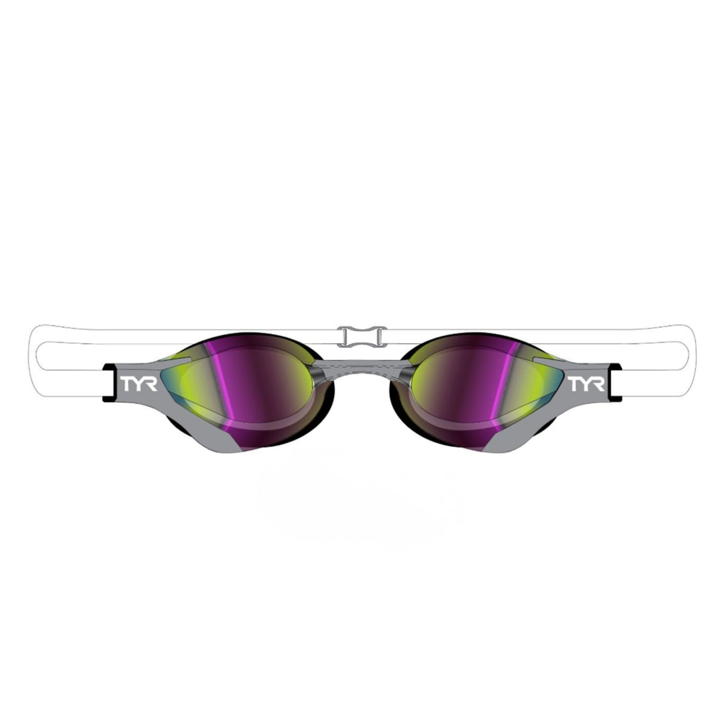 TYR Tracer X RZR Mirrored Racing Goggle