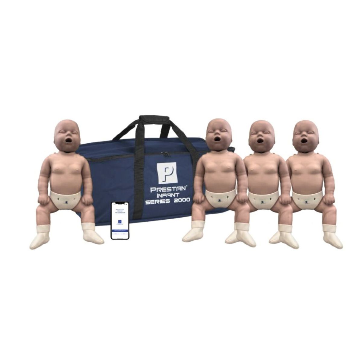 Prestan Professional Infant Series 2000 Manikin with Advanced CPR Feedback, 4-Pack