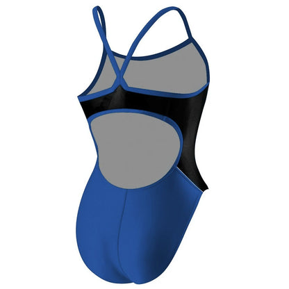 RISE Solid H-Back Poly Splice One Piece Swimwear