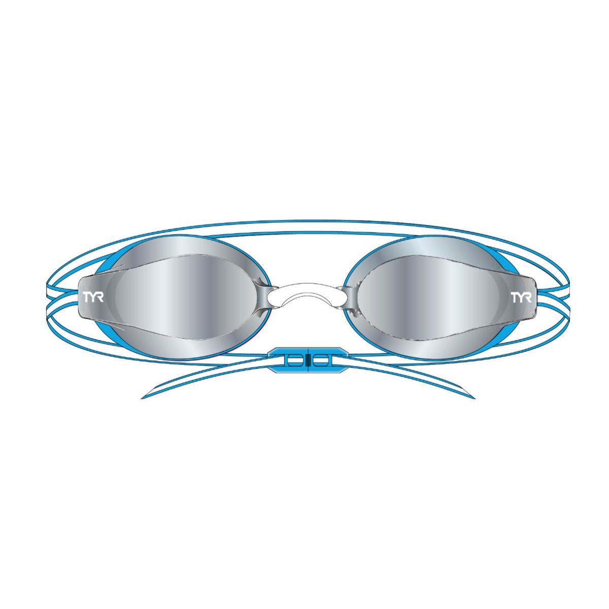 TYR BlackOps 140 EV Mirrored Women's Goggles