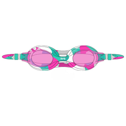 TYR Kid's Swimple Tie Dye Mirrored Goggles