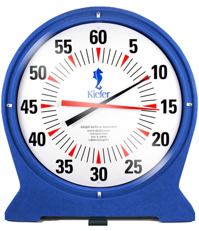 Kiefer 31" Convertible Pace Clock - Blue