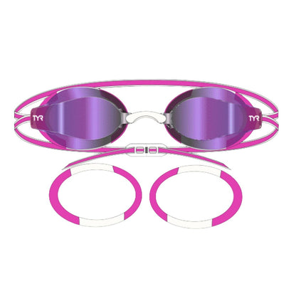 TYR BlackOps 140 EV Racing Jr. Fit Mirrored Goggles