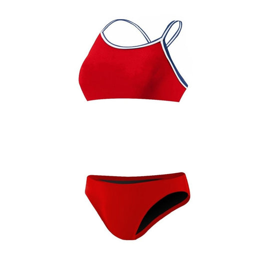 Kiefer Solid Tricolor Racer Back Top