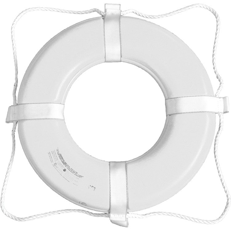 24" USCG Ring Buoy-White
