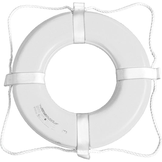 24" USCG Ring Buoy-White