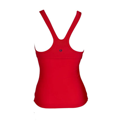 Kiefer Solid Racer Back Tankini Top
