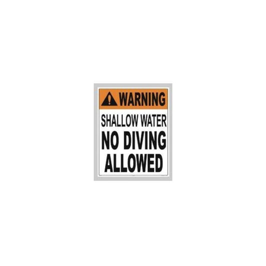 Shallow Water No Diving