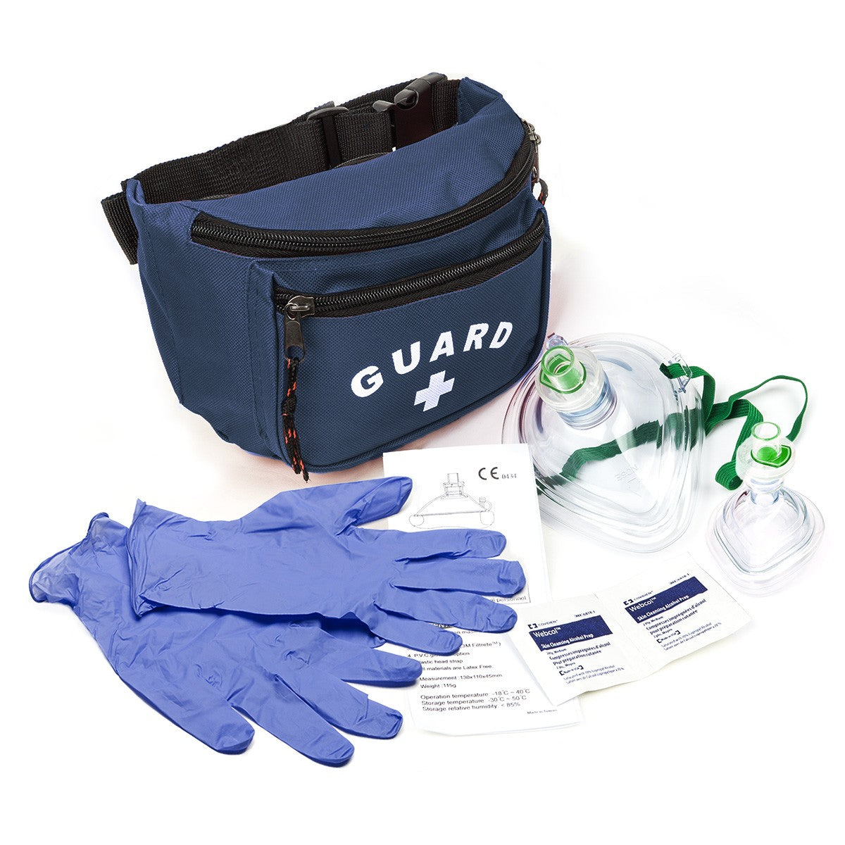 Adult/Infant Pocket Mask with Red Guard Hip Pack Kit – The