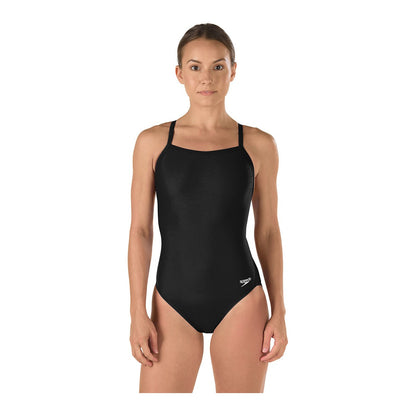 Speedo Solid Flyback Swimsuit