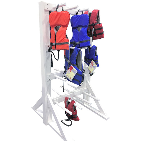 Lifeguard Rack Life Jacket Rack - 32 Capacity – The Lifeguard Store