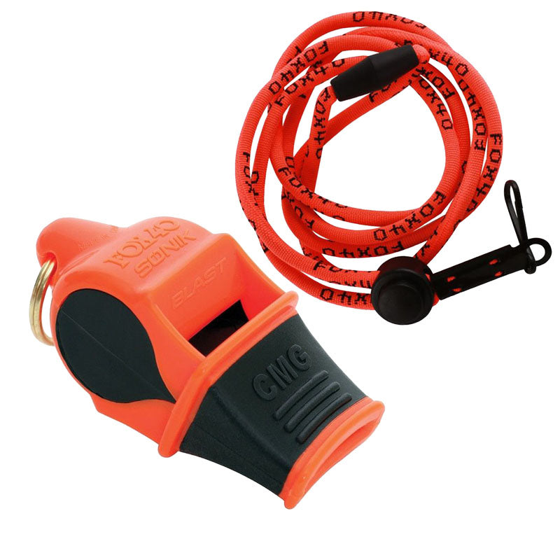 Fox 40 Sonik Blast CMG Whistle with Breakaway Lanyard – The