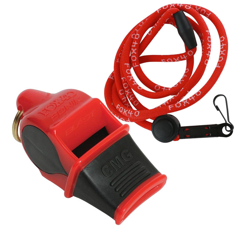 Fox 40 Sonik Blast CMG Whistle with Breakaway Lanyard – The
