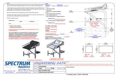 Spectrum Xcellerator Single Post (57282) measurement guide