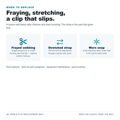 When to replace the belt