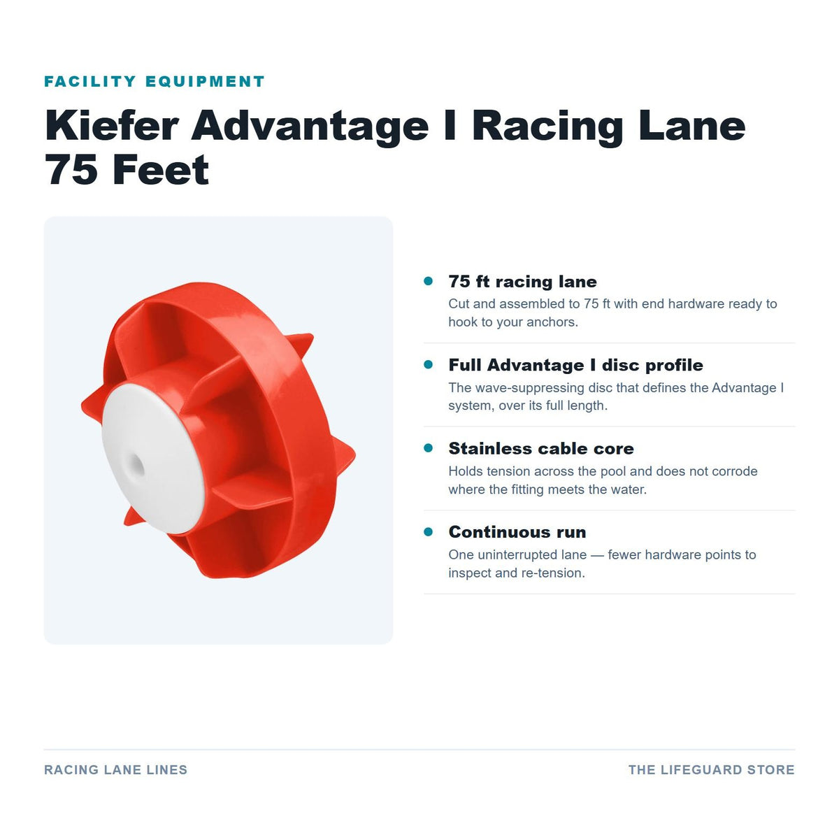 Advantage I 75 feet features