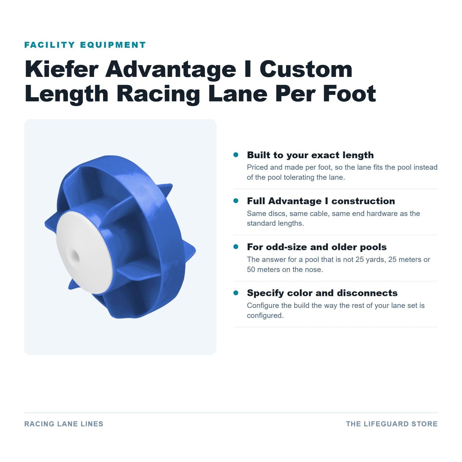 Kiefer Advantage I Custom Length Racing Lane Per Foot