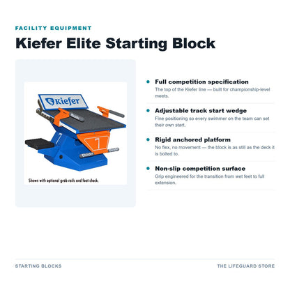 Elite starting block features