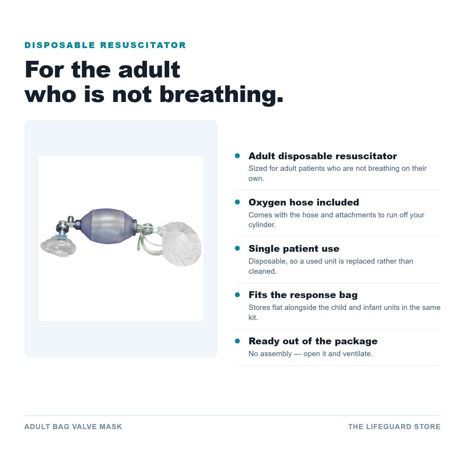 Adult Bag Valve Mask
