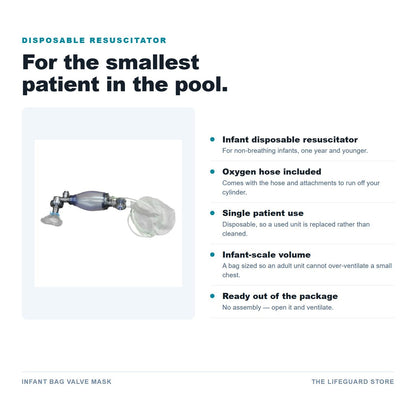 Infant Bag Valve Mask features