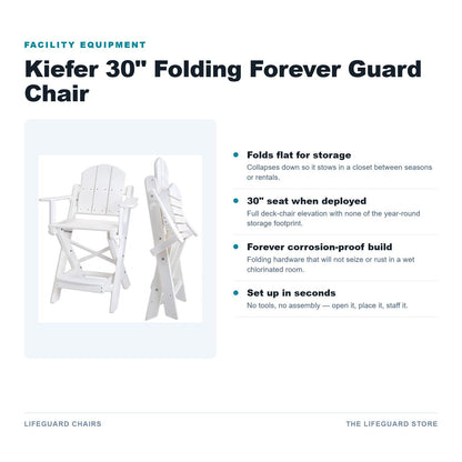 30 inch folding guard chair features