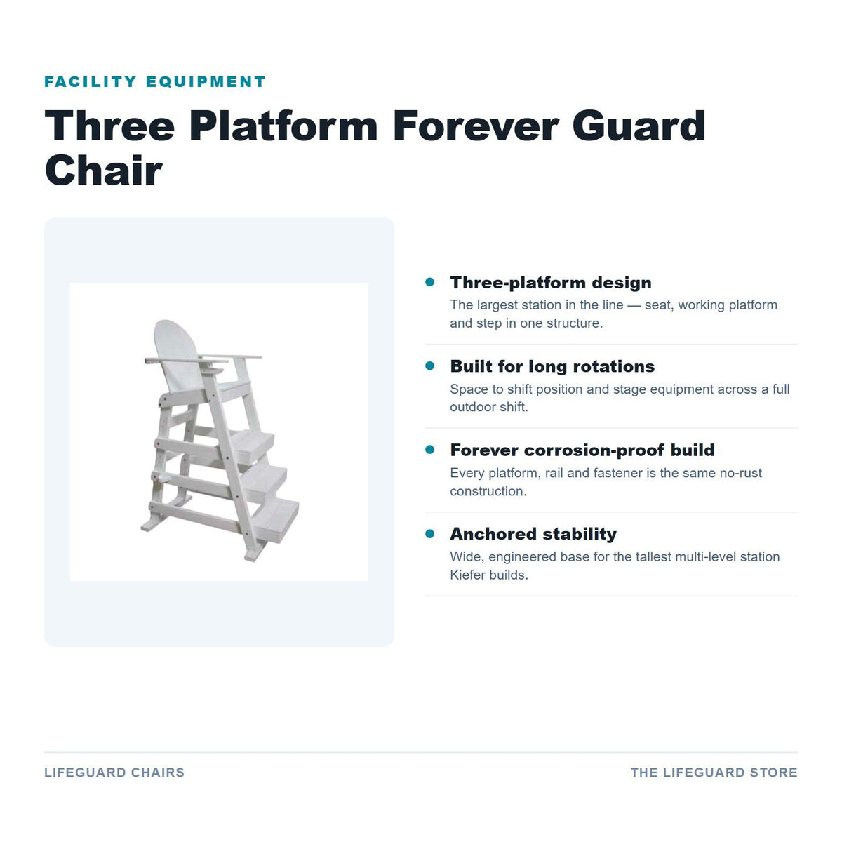 Three Platform Forever Guard Chair