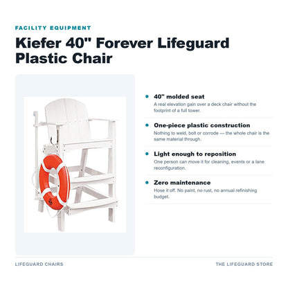 40 inch plastic guard chair features