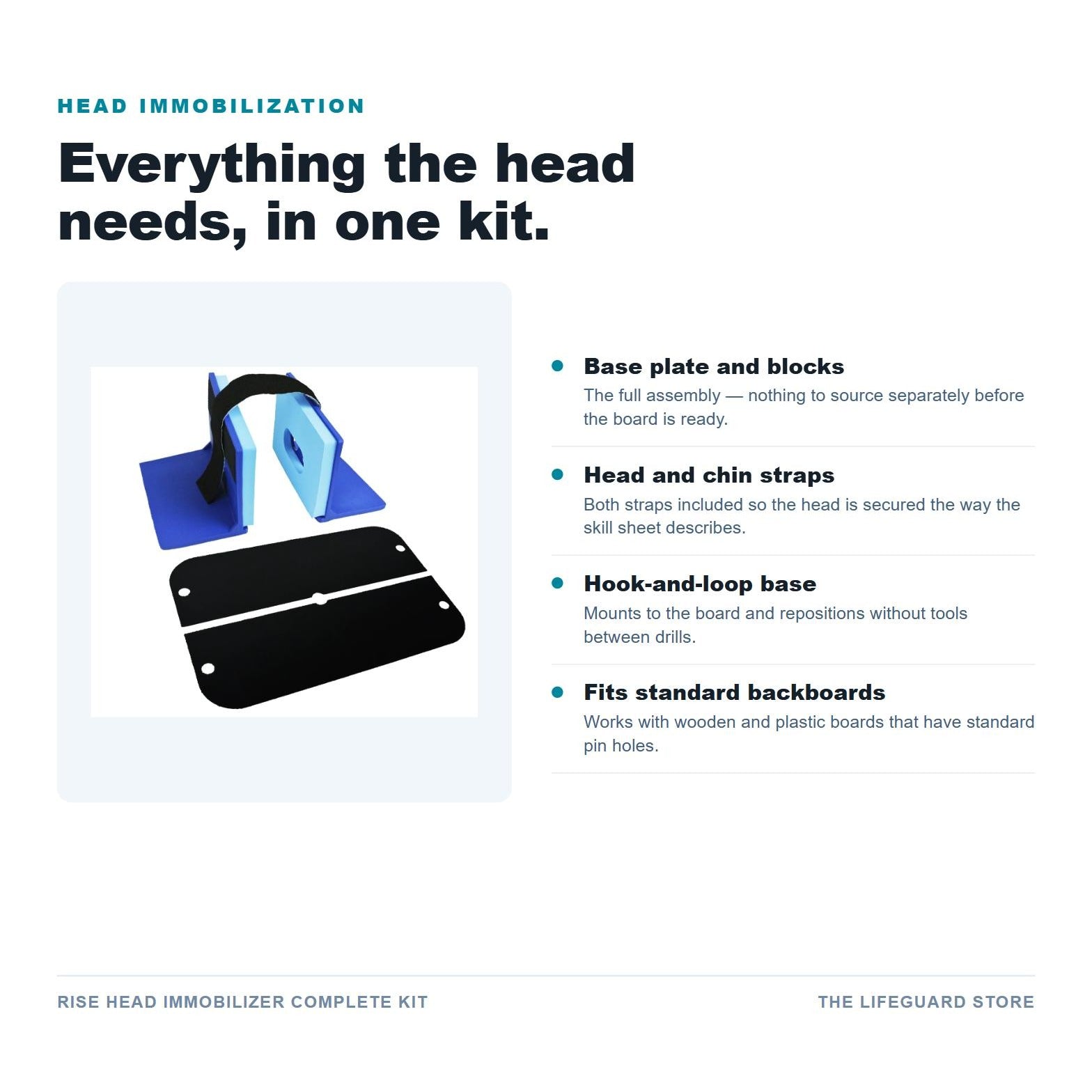 RISE Head Immobilizer Complete Kit