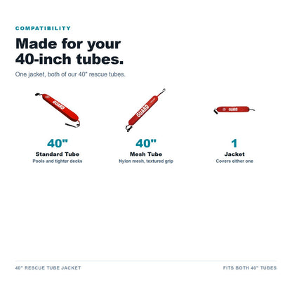 Fits both 40 inch rescue tubes