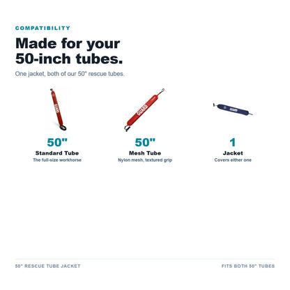 Fits both 50 inch rescue tubes
