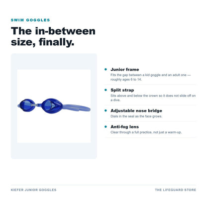 Kiefer Junior Goggles features