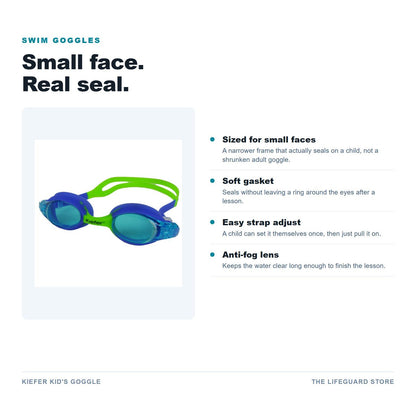 Kiefer Kid's Goggle features