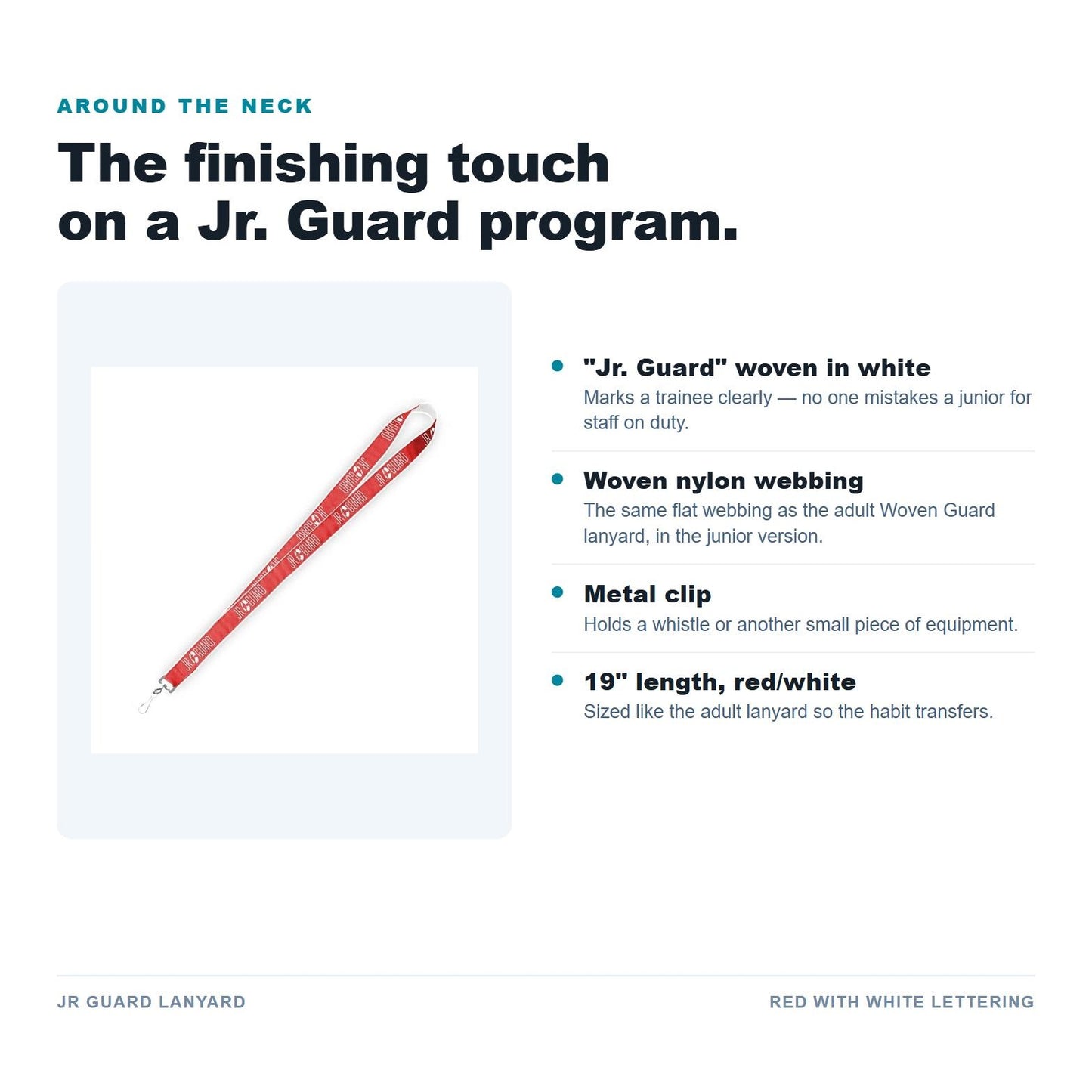 Jr Guard Lanyard features