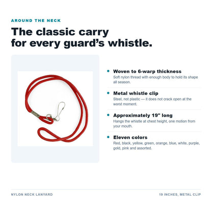 Nylon Neck Lanyard features
