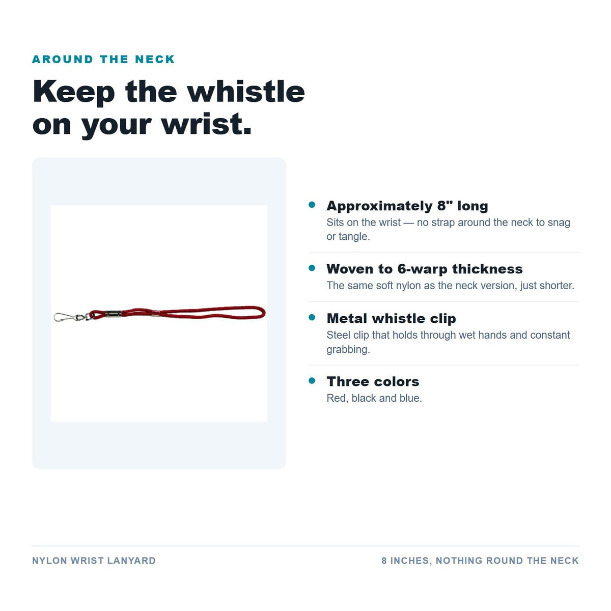 Nylon Wrist Lanyards
