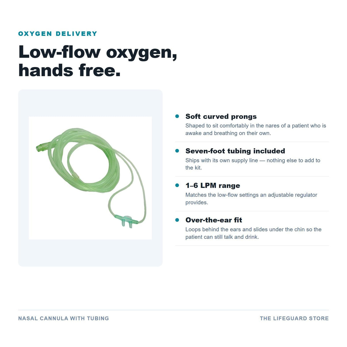 Nasal cannula features