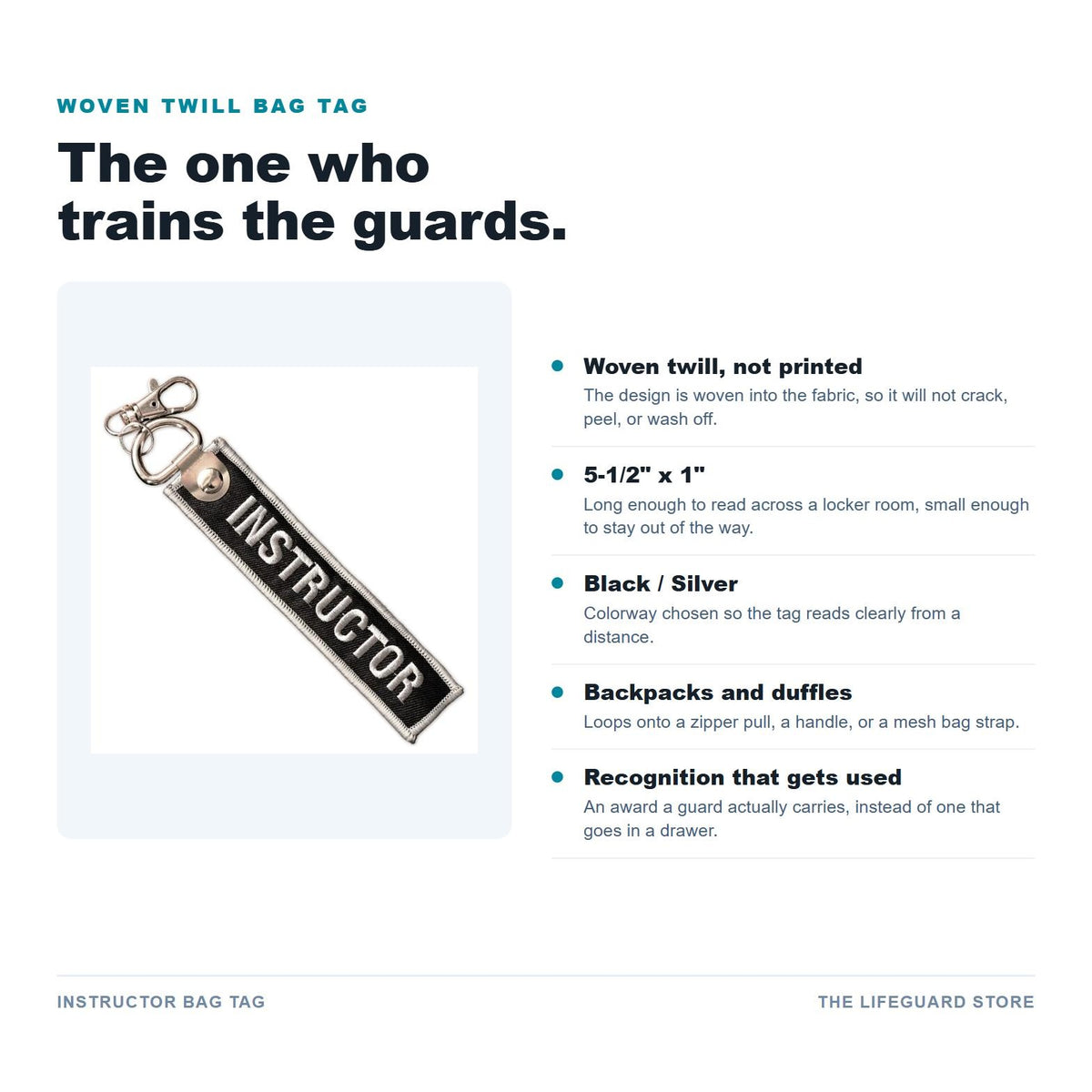 Instructor Bag Tag