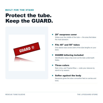 Rescue Tube Sleeve features