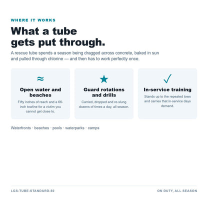 50 inch rescue tube use cases