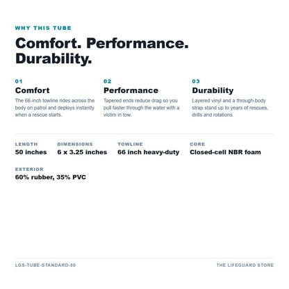 50 inch rescue tube benefits and specs