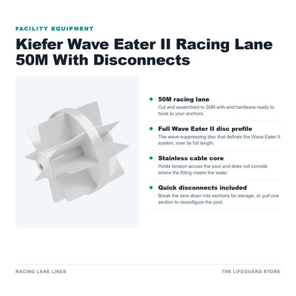 Wave Eater II 50M with disconnects features