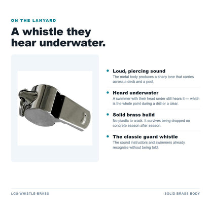 Brass Whistle features
