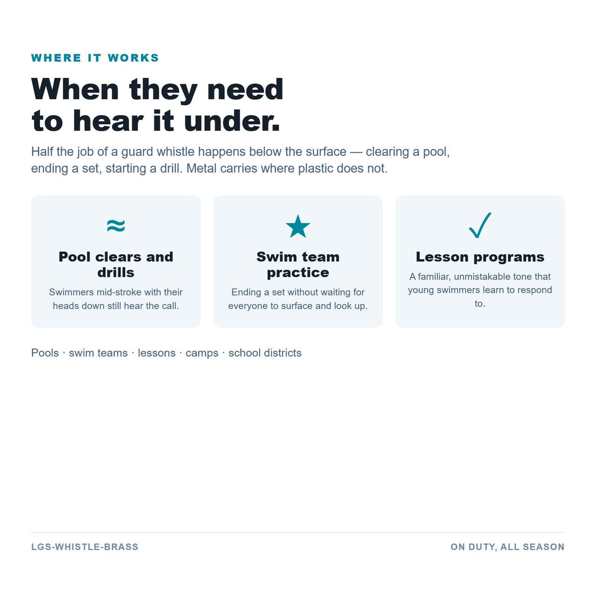 Brass Whistle use cases