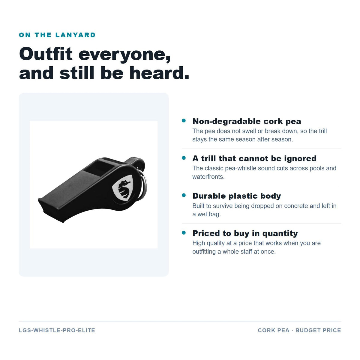 Pro Elite Whistle features
