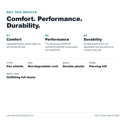 Pro Elite Whistle benefits and specs