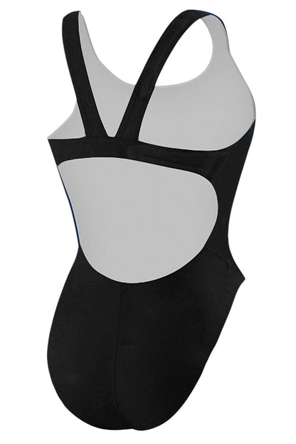RISE Solid MB Back w/Shelf Bra One Piece Swimsuit